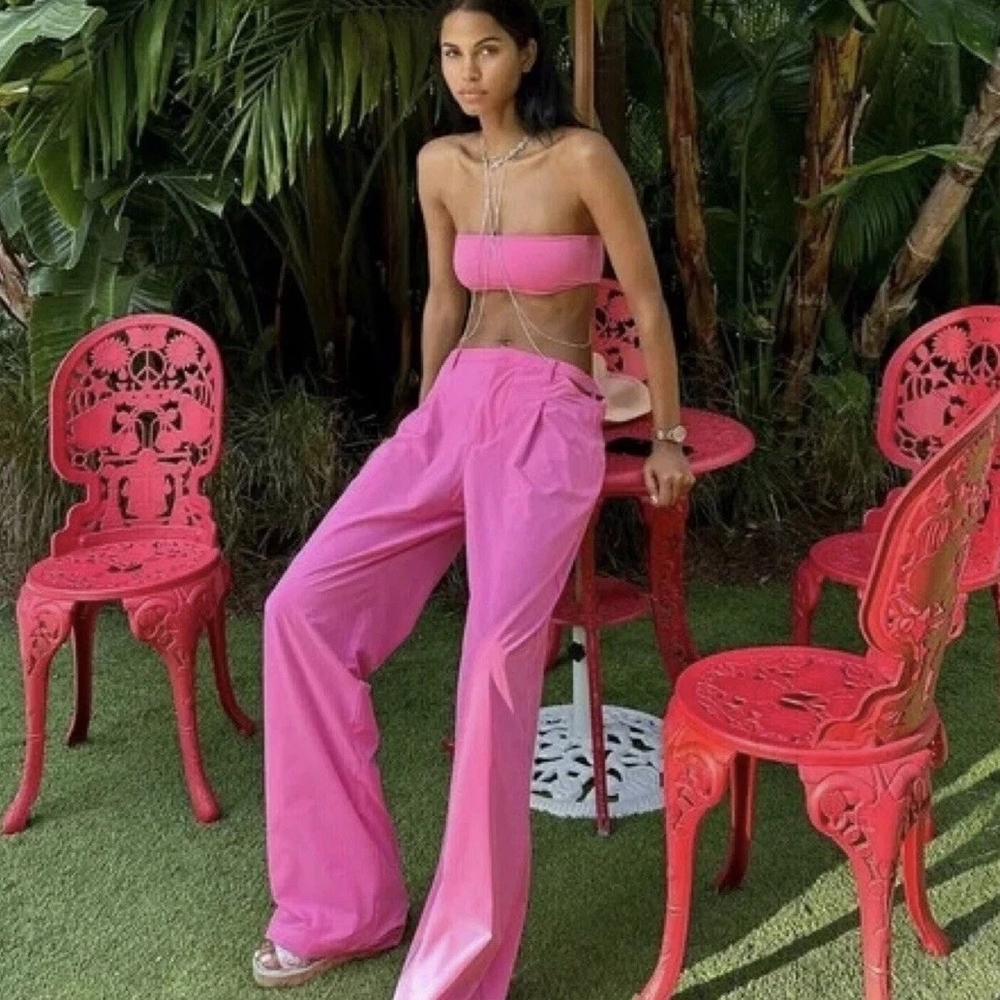 ❌SOLD❌Alo Yoga Mid-Rise Showdown Trouser - Get Hip To It - Paradise Pink Pants